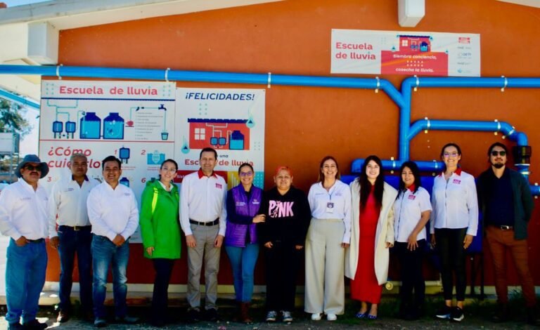Recorre Secretaría de Bienestar Planteles Beneficiados con Programa “Escuelas De Lluvia” en Huamantla
