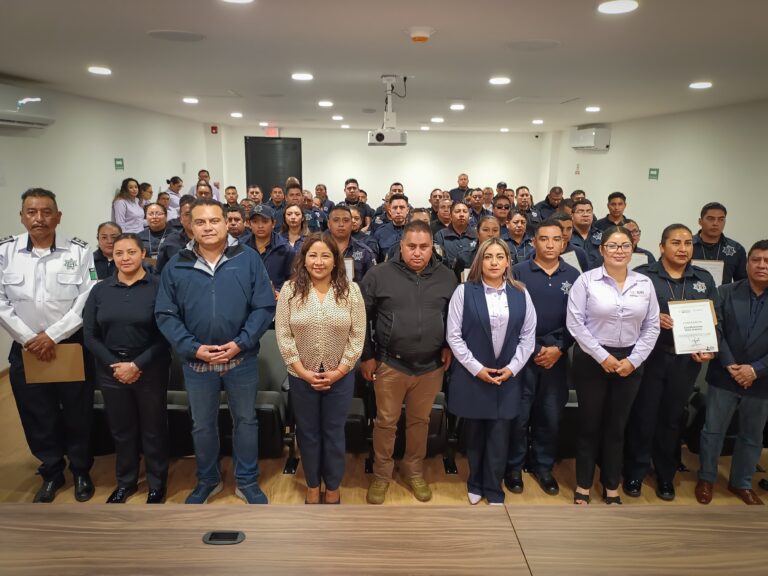 Acreditan Policías de Tlaxcala Curso Nacional de Actuación Policial