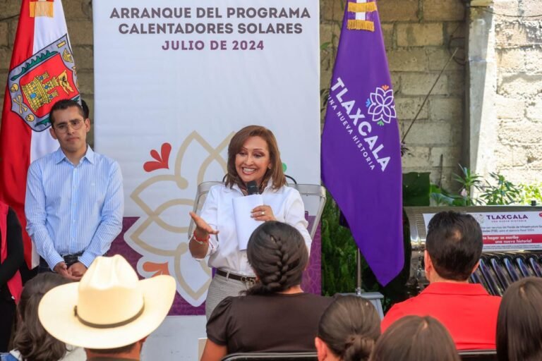 Encabeza Gobernadora Arranque del Programa “Calentadores Solares 2024” en Nanacamilpa