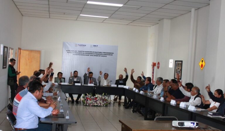 Instalán Comité que Validará el Otorgamiento de Concesiones de Transporte Público en Tlaxcala