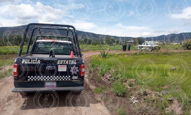 FGJ investiga restos humanos exhumados en Tlaxco