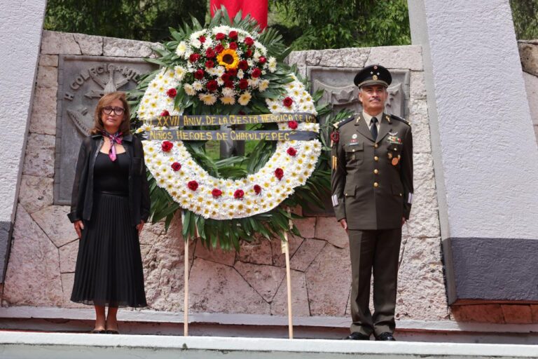 Conmemoran Autoridades 177 Aniversario de la Gesta de los Niños Héroes de Chapultepec