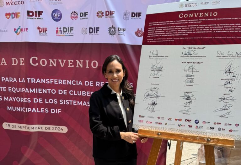 Entrega DIF Nacional a Sedif Tlaxcala equipo para casa de día para personas mayores