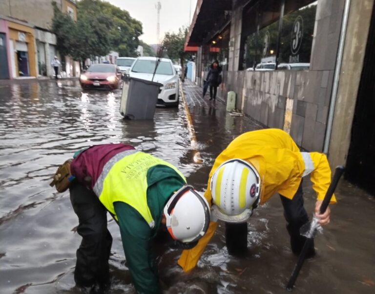 Gobierno Municipal de Tlaxcala de Xicohténcatl atiende afectaciones por fuerte lluvia