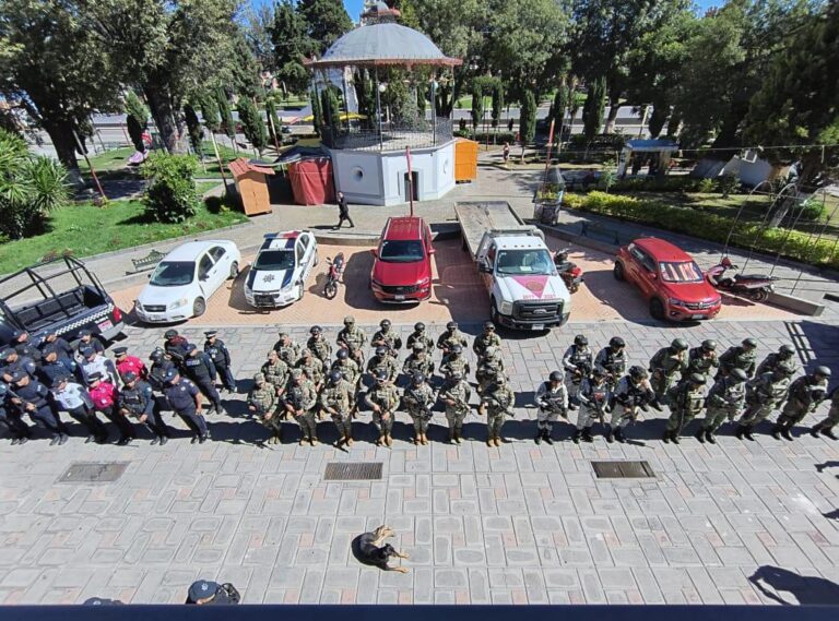 Implementa SSC Mando Coordinado en Santa Cruz Tlaxcala