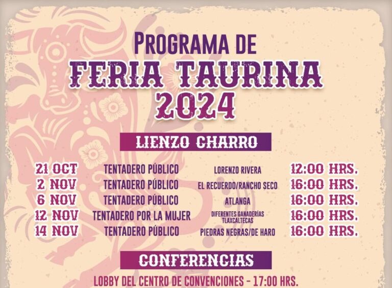 ITDT presenta gran temporada taurina y cultural para la Feria de Tlaxcala