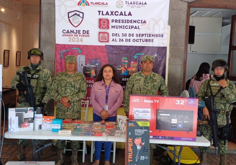 Exitosa la Campaña de Canje de Armas 2024 en Tlaxcala de Xicohténcatl
