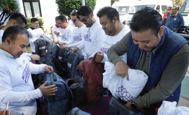 Tlaxcala se Solidariza con Guerrero; Envía Víveres y Brigada de Ayuda