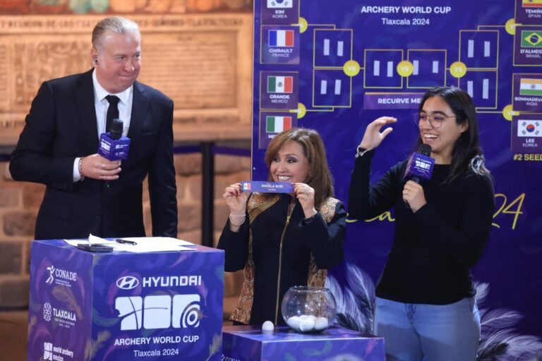 Realizan Sorteo de la Final de la Copa del Mundo de Tiro con Arco Tlaxcala 2024