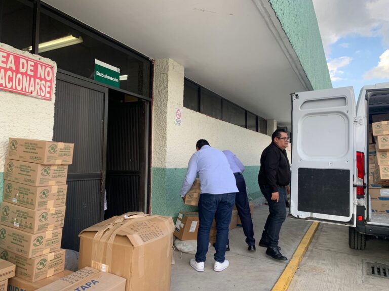 Abastecen con más de 21 mil 676 piezas de material de curación al Hospital IMSS-Bienestar de Tzompantepec