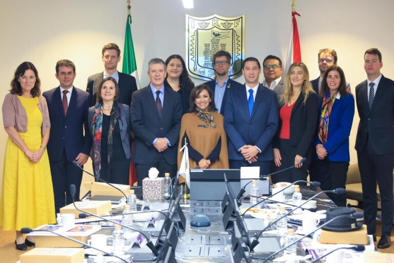 Se Reúne Gobernadora con Sección Económica de la Unión Europea