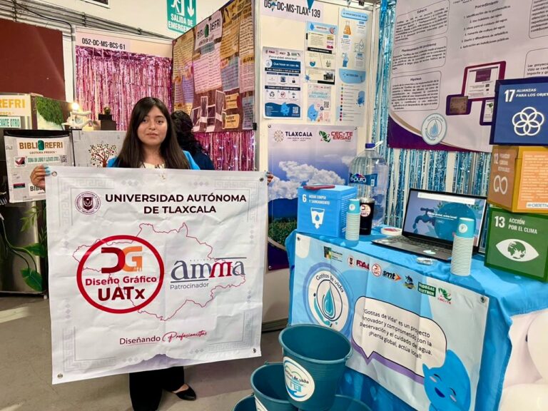 Estudiante de Diseño Gráfico UATX participa en ExpoCiencias Nacional con proyecto para conservación del agua