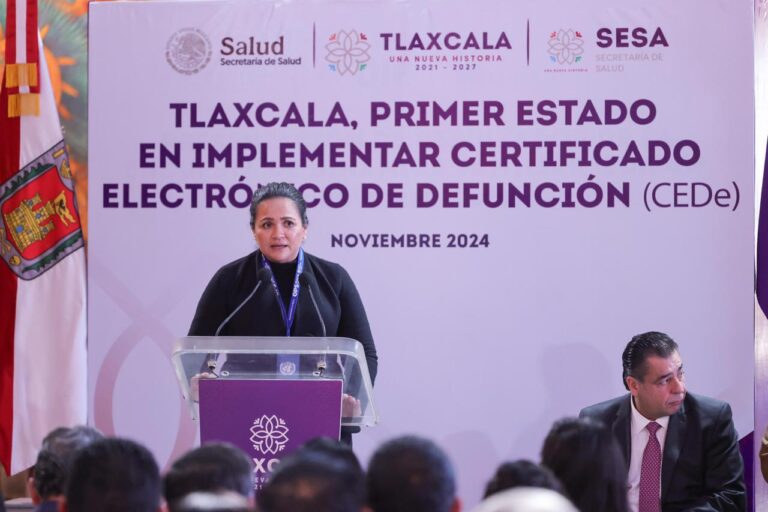 Tlaxcala, a la Vanguardia con Implementación del Certificado Electrónico de Defunción