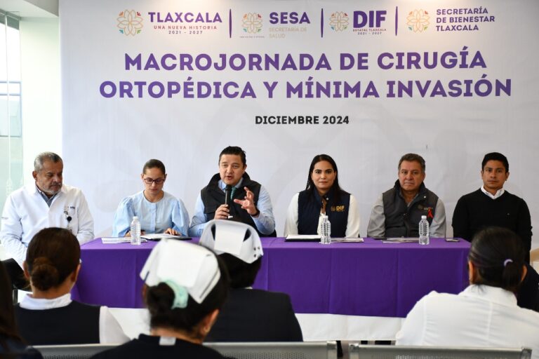 Gobierno de Tlaxcala Realizará Cirugías Gratuitas de Rodilla y Cadera Para Mejorar la Vida de la Población