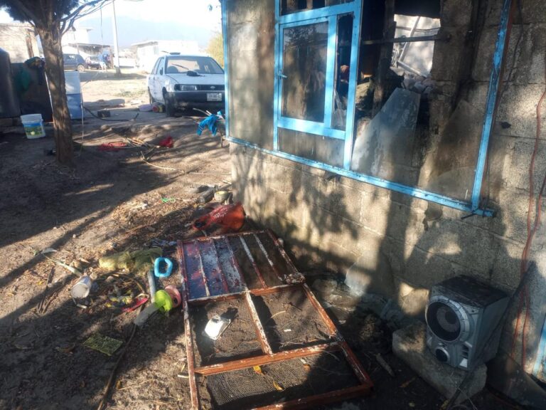 Atiende Gobierno Estatal Estallido por Pirotecnia Clandestina en Ixtenco