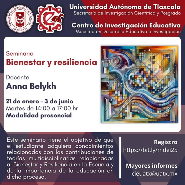 Convoca la UATx al seminario «Bienestar y resiliencia»