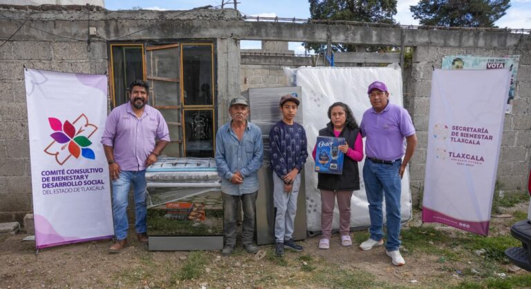 Entregan Secretaría de Bienestar y Banco de Alimentos Electrodomésticos a Familias Vulnerables de Ixtacuixtla