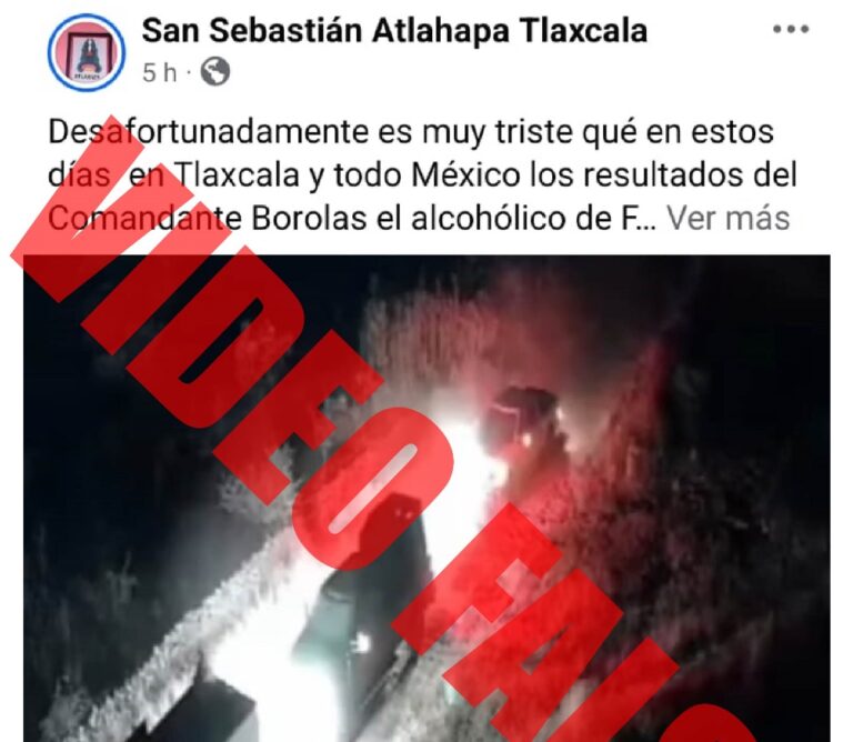Video no Corresponde al Estado de Tlaxcala