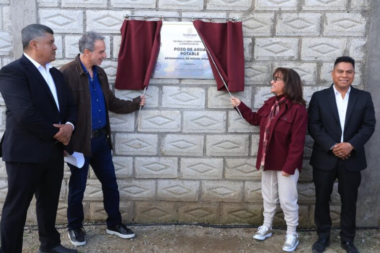 Entrega Gobernadora Obras en Acuamanala: Pozo y Reconstrucción de Vialidad