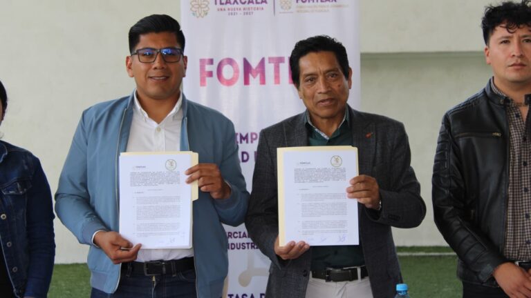 Fomtlax otorgó 60 mil pesos a emprendedores de Mazatecochco