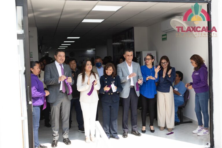 Inauguran presidente Alfonso Sánchez y gobernadora Lorena Cuéllar Unidad de Bienestar para tu Salud en Tlaxcala