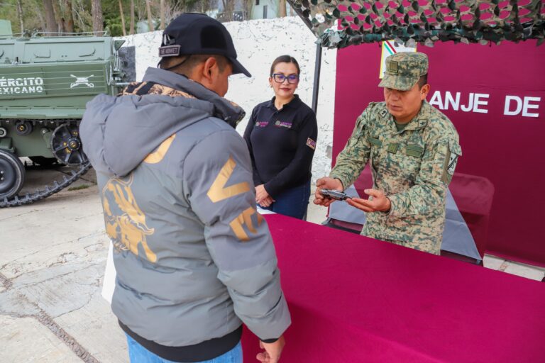 Anuncian Defensa y SESESP Campaña ¡Sí al Desarme, Sí a la Paz! en Tlaxcala