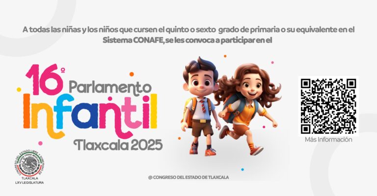 Continúa proceso de elección de niñas y niños para el 16° Parlamento Infantil