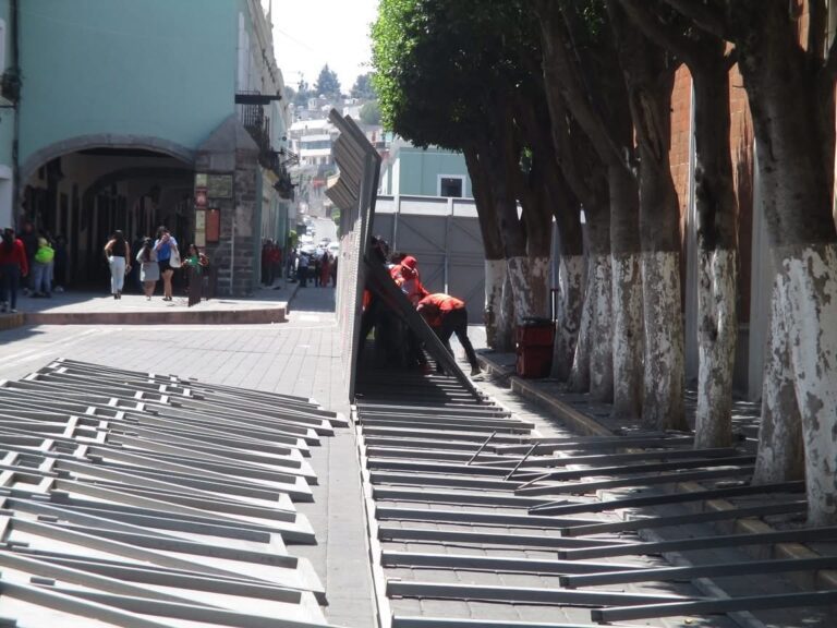 Por 8-M, Blindan Edificios en Tlaxcala