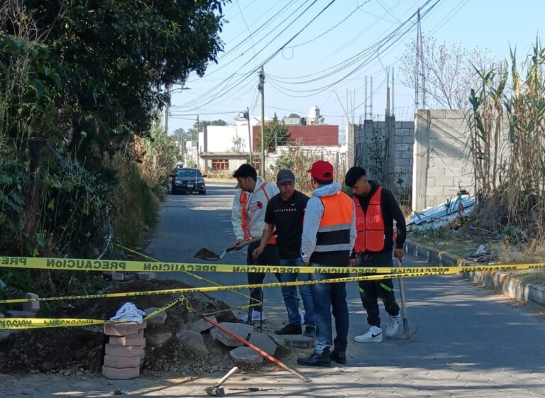 CAPAM continúa trabajos para mejorar el abastecimiento de agua potable en el municipio de Tlaxcala