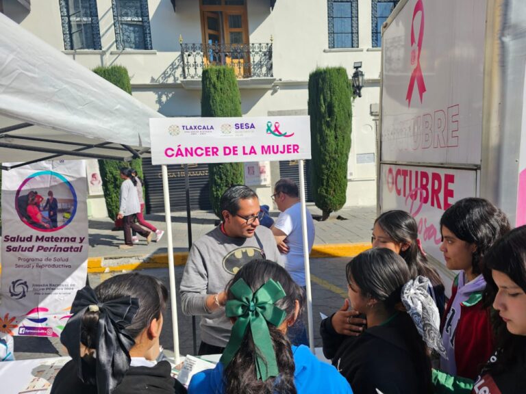 Brinda SESA servicios de salud a la población de Huamantla