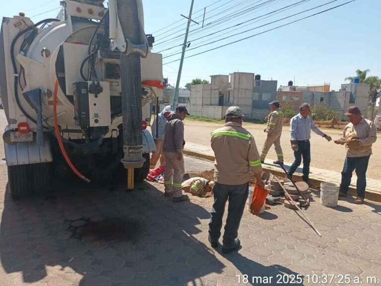 Soluciona CAPAM problema de baja presión de agua en San Gabriel Cuauhtla