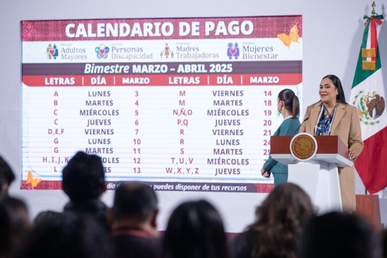 Censo Salud y Bienestar ha visitado a 7 millones 100 mil 558 Adultos Mayores y Personas con Discapacidad: secretaria Ariadna Montiel