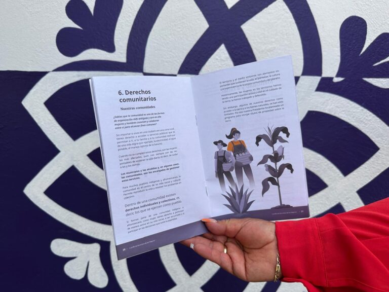 SMET promueve contenido de la cartilla de derechos de las mujeres