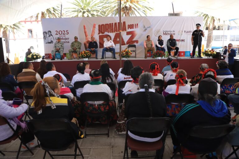 Jornadas por la Paz llegan a Amaxac de Guerrero; se reitera la importancia de la prevención del delito