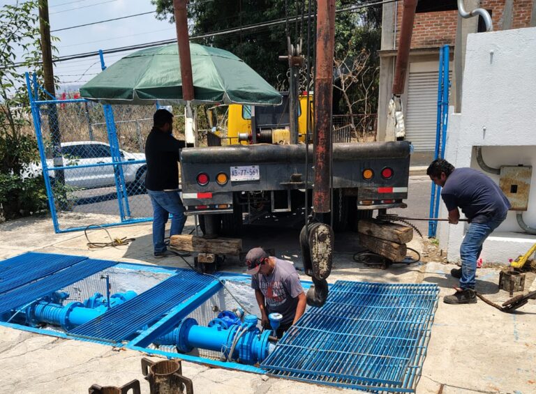 Realiza CAPAM rehabilitación y mantenimiento de bomba de abastecimiento en San Gabriel Cuauhtla