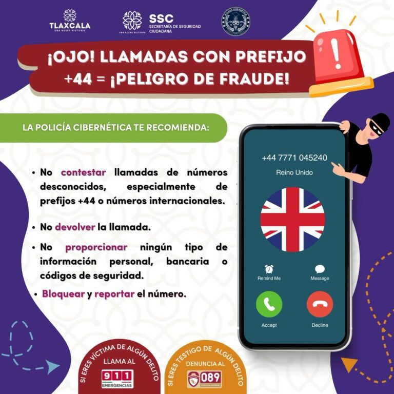 Policía Cibernética de la SSC Emite Recomendaciones Ante Casos de Llamadas Internacionales