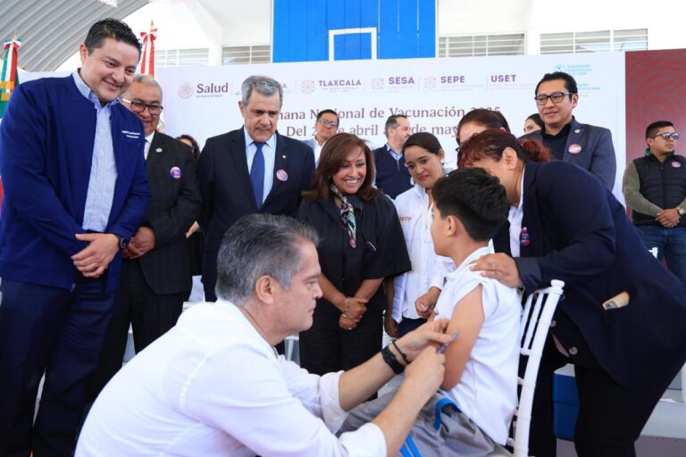 Encabeza Gobernadora Arranque de la Semana Nacional de Vacunación 2025