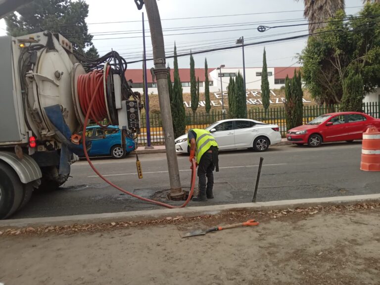 La CAPAM realiza labores de desazolve para prevenir inundaciones en temporada de lluvias