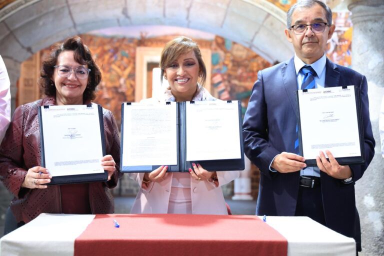 Firman Gobiernos Federal y Estatal Convenio Para Construcción de la Universidad Nacional Rosario Castellanos en Tlaxcala
