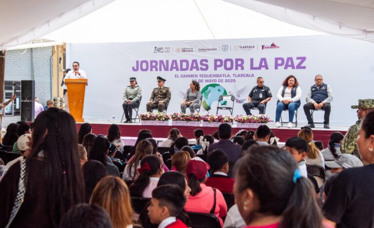 Encabeza SESESP “Jornada por la Paz” en Tequexquitla