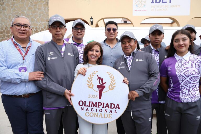 Encabeza Gobernadora Abanderamiento de la Delegación Tlaxcalteca Rumbo a la Olimpiada Nacional Conade 2025