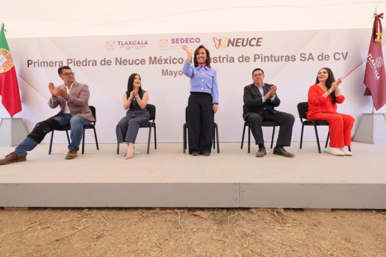 Colocan Autoridades Primera Piedra de Empresa Internacional Neuce México; Inversión Será de 600 Mdp