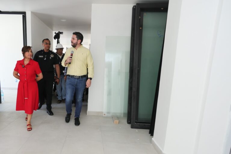 Supervisa Gobernadora Segunda Etapa de Construcción de la SSC y Escuela de Policía