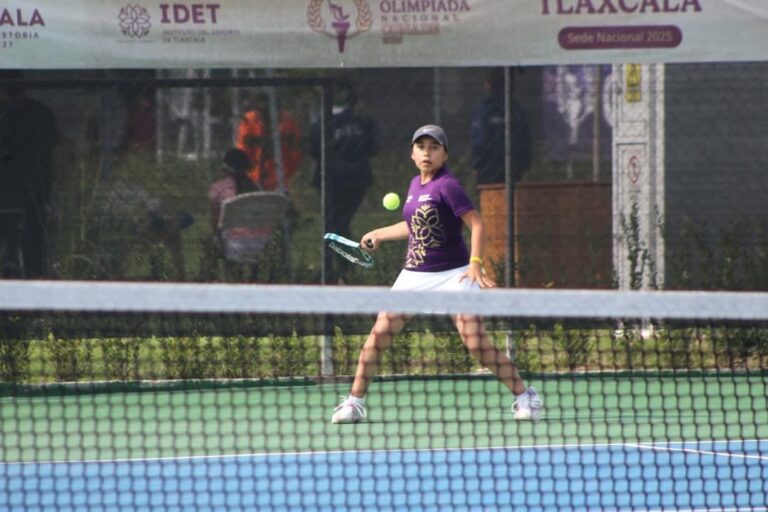 En Tenis, Tlaxcala Mantiene Participación en Olimpiada Nacional 2025