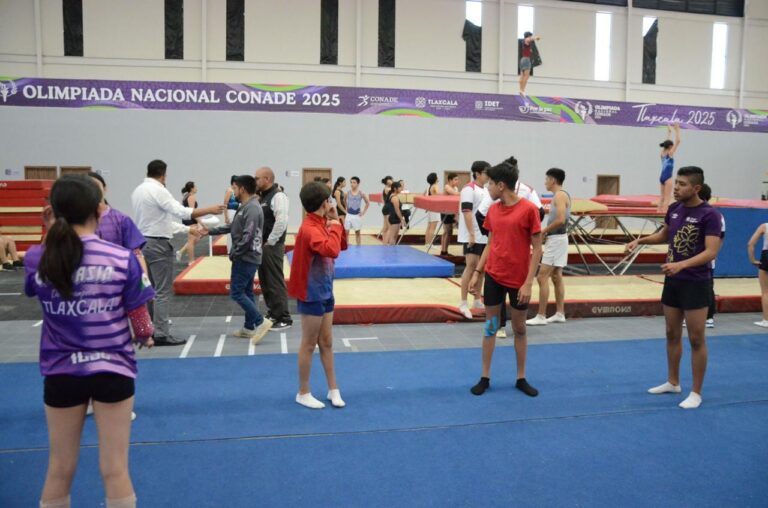 Tlaxcala, Sede de Talla Mundial Para la Gimnasia de Trampolín, Afirman Delegaciones Deportivas