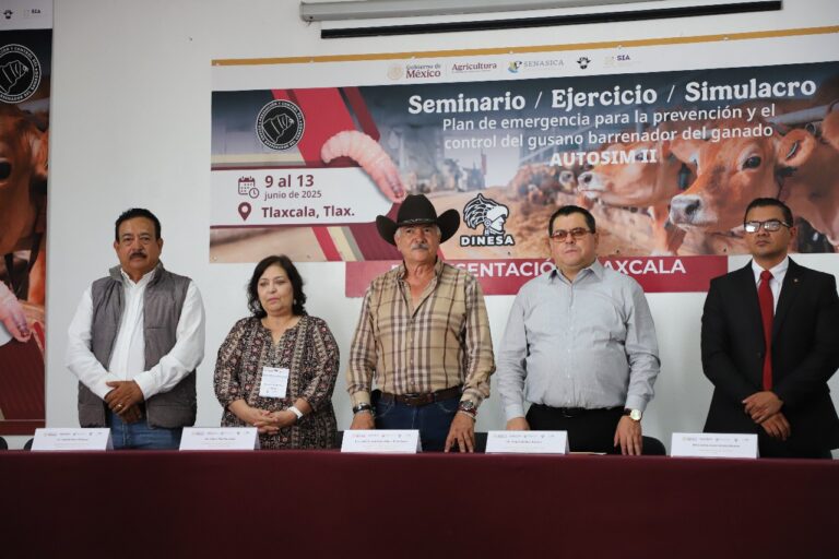 Realizan SIA y Sader simulacro para la prevención del gusano barrenador del ganado