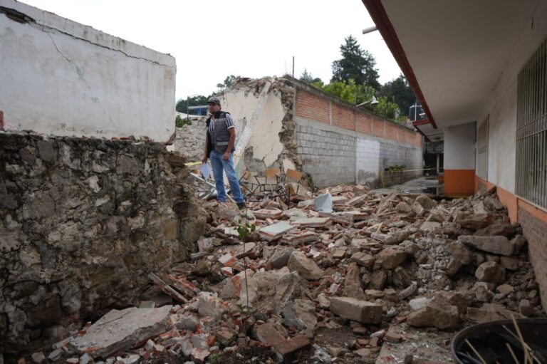 Descartan Daños Estructurales en Preescolar «María Montessori», en Totolac