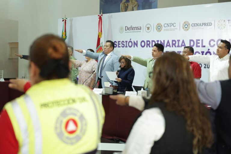 Gobernadora Lorena Cuéllar Exhorta A Presidentes Municipales A Garantizar Protección de la Población en Temporada de Lluvias