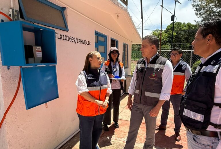 Coeprist supervisa avance de certificación de pozos de agua en el municipio de Tlaxcala
