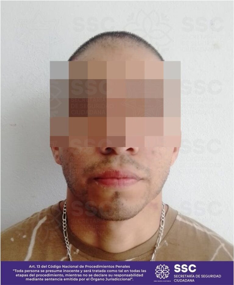 Asegura SSC a dos sujetos por robo a banco en Tlaxcala capital